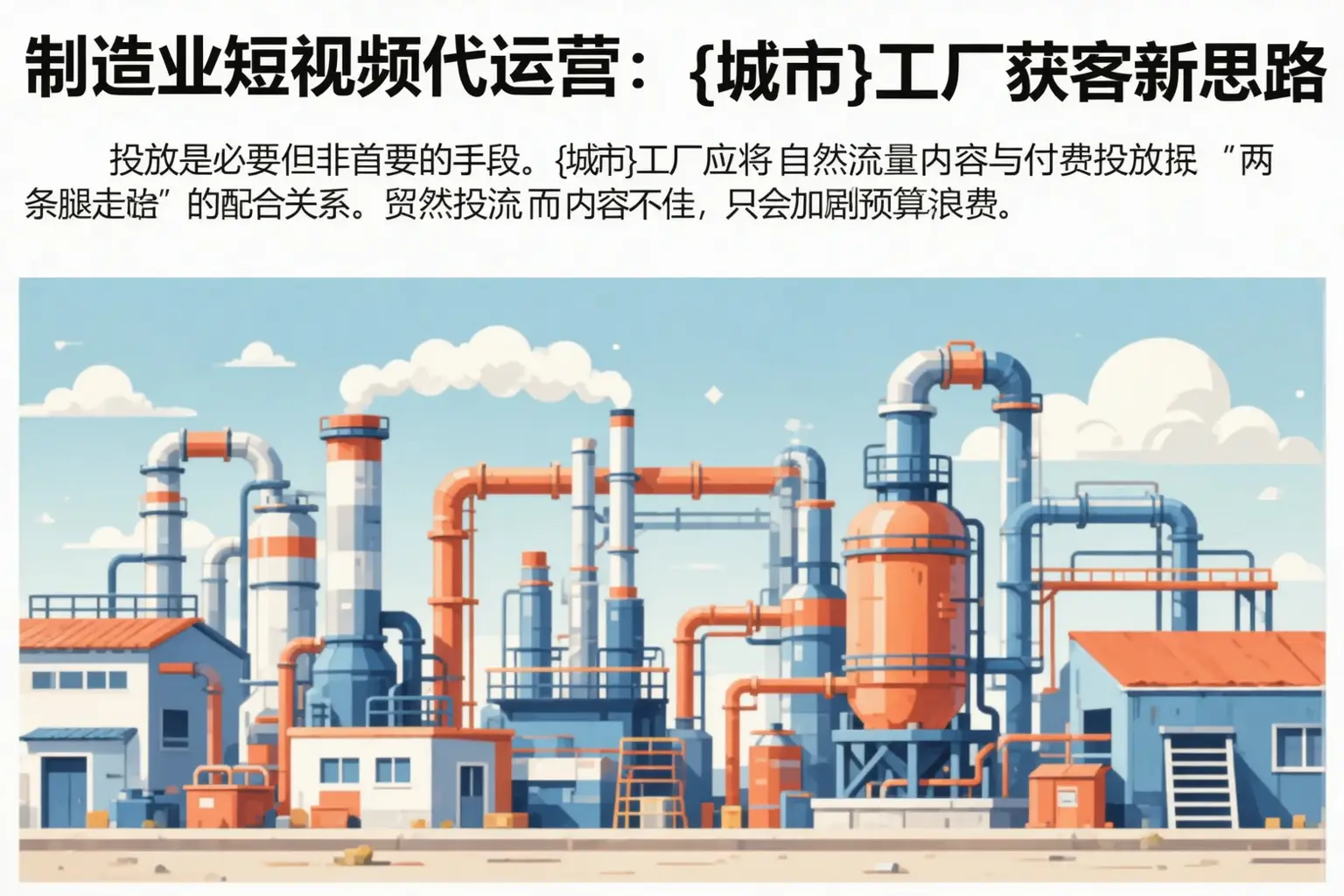 制造业短视频代运营:迪庆工厂获客新思路