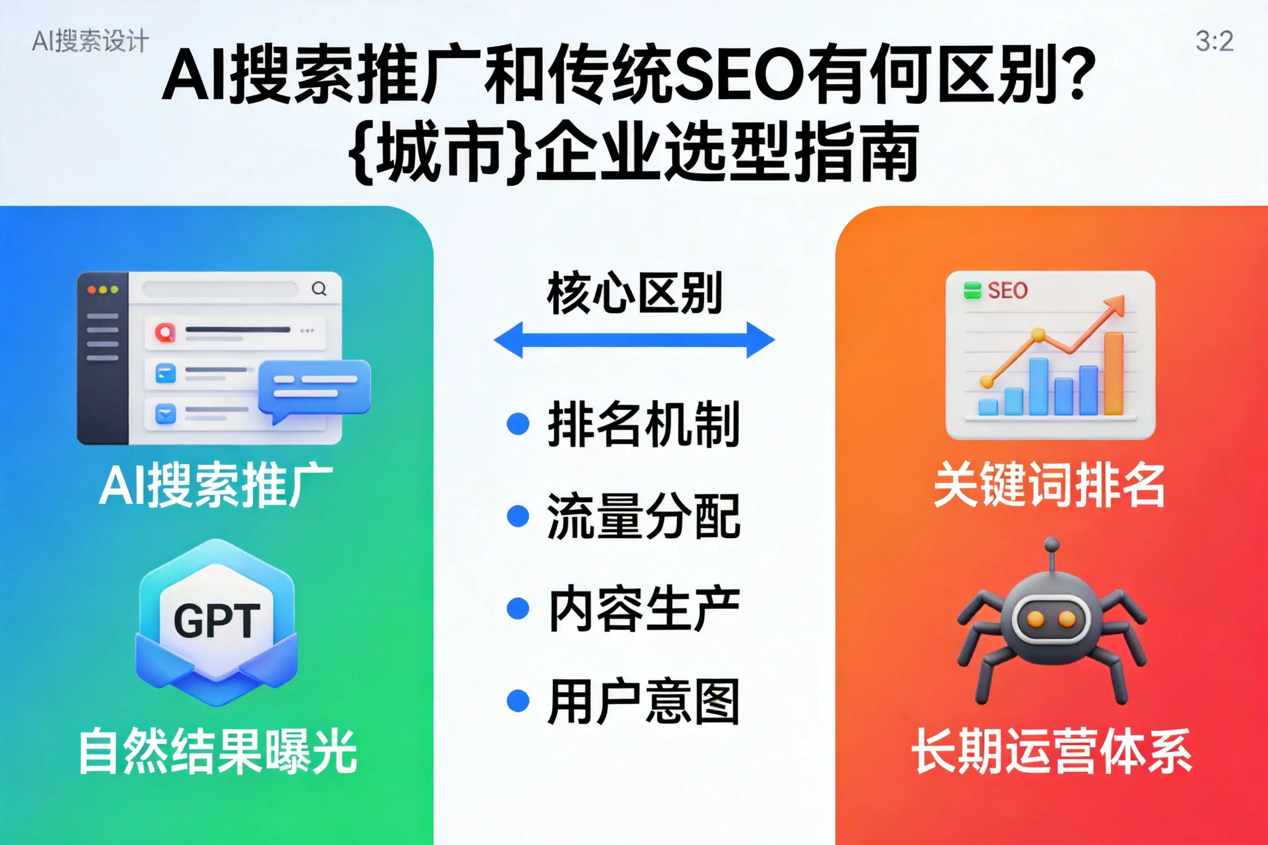 AI搜索推广和传统SEO有何区别?迪庆企业选型指南
