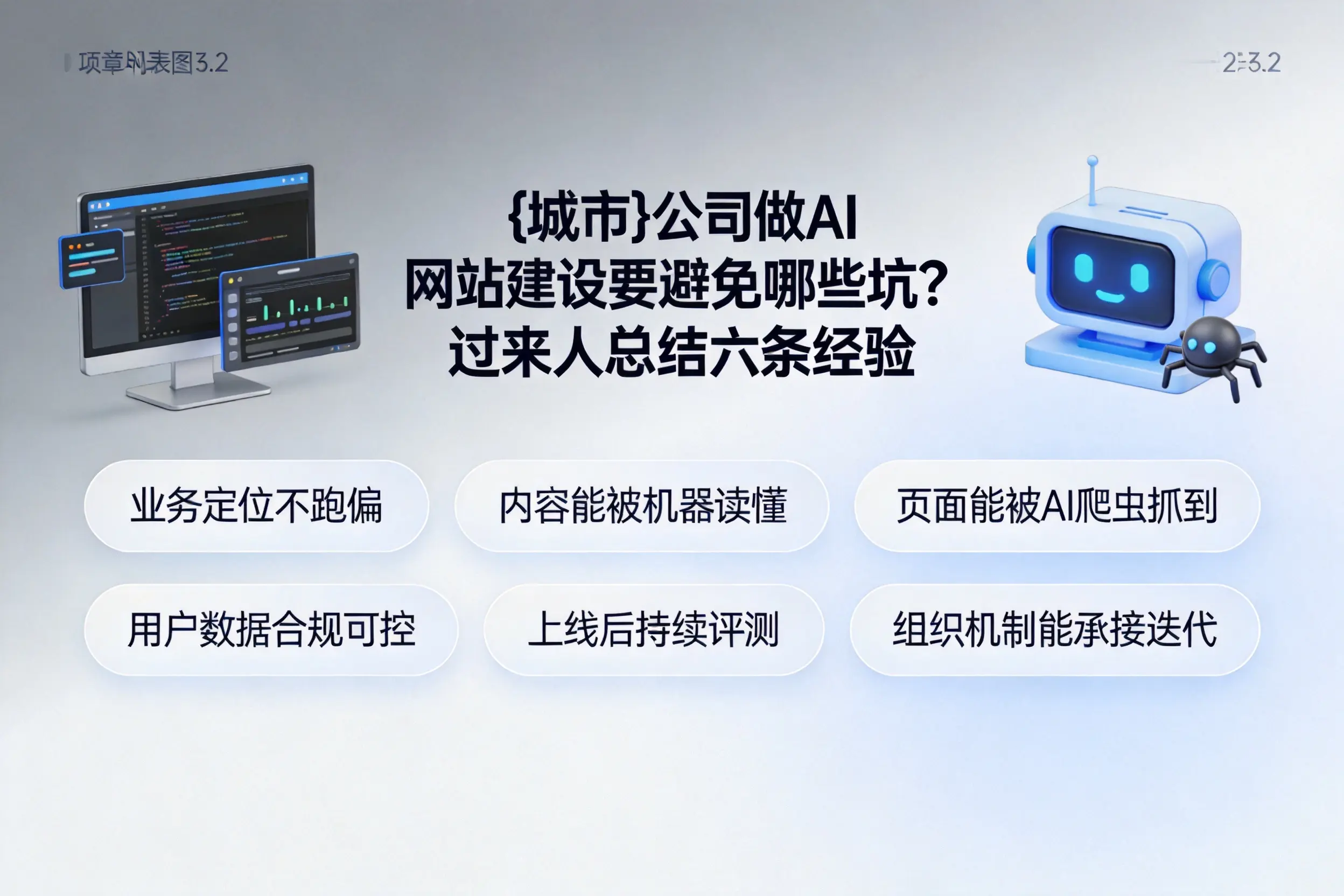 迪庆公司做AI网站建设要避免哪些坑？过来人总结六条经验
