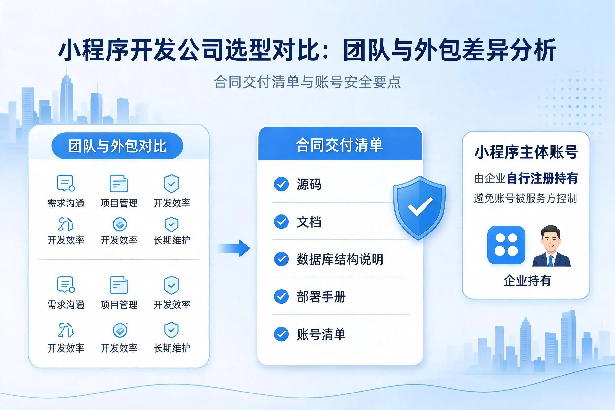 迪庆小程序开发公司选型对比：团队与外包差异分析
