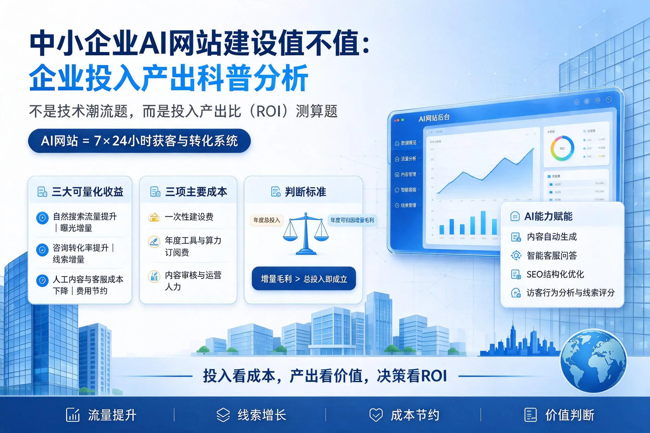 中小企业AI网站建设值不值：迪庆企业投入产出科普分析
