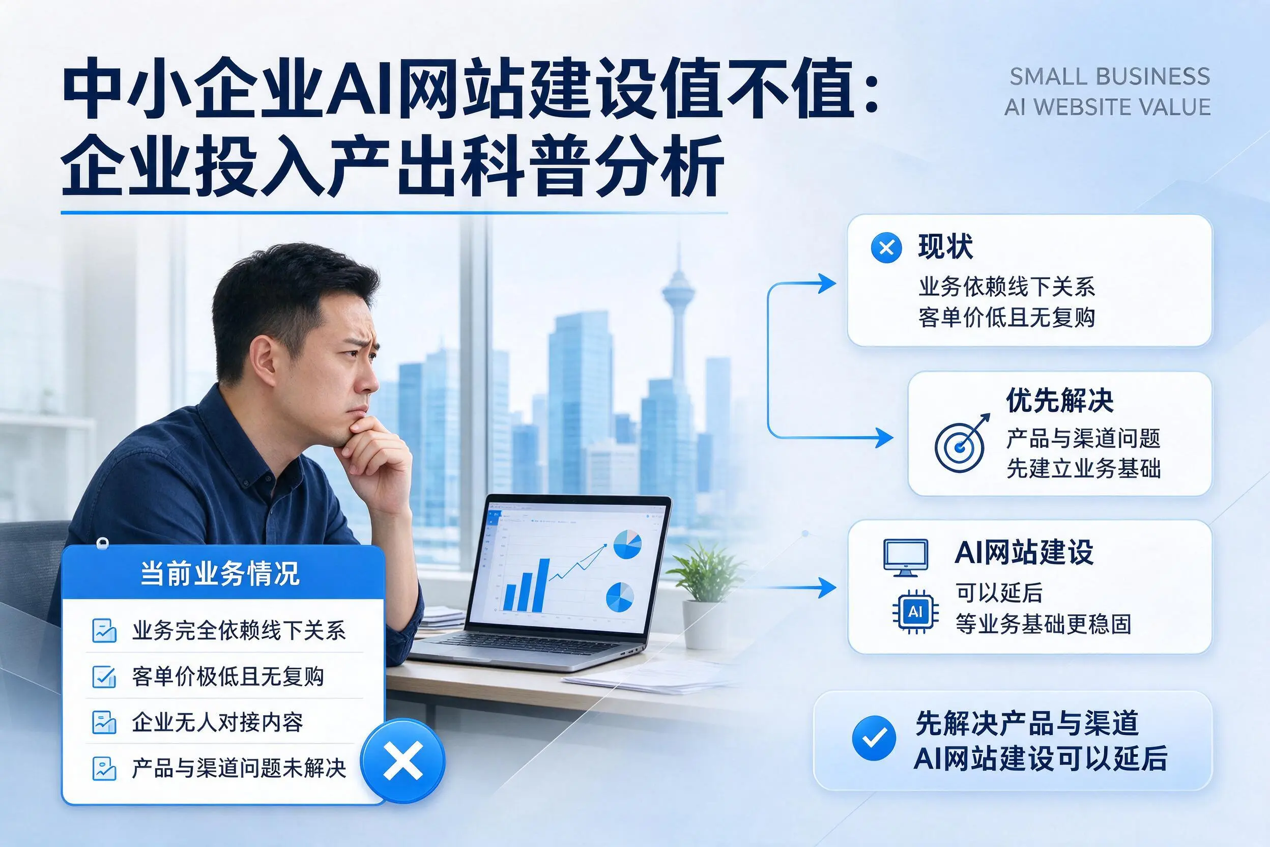 中小企业AI网站建设值不值：迪庆企业投入产出科普分析