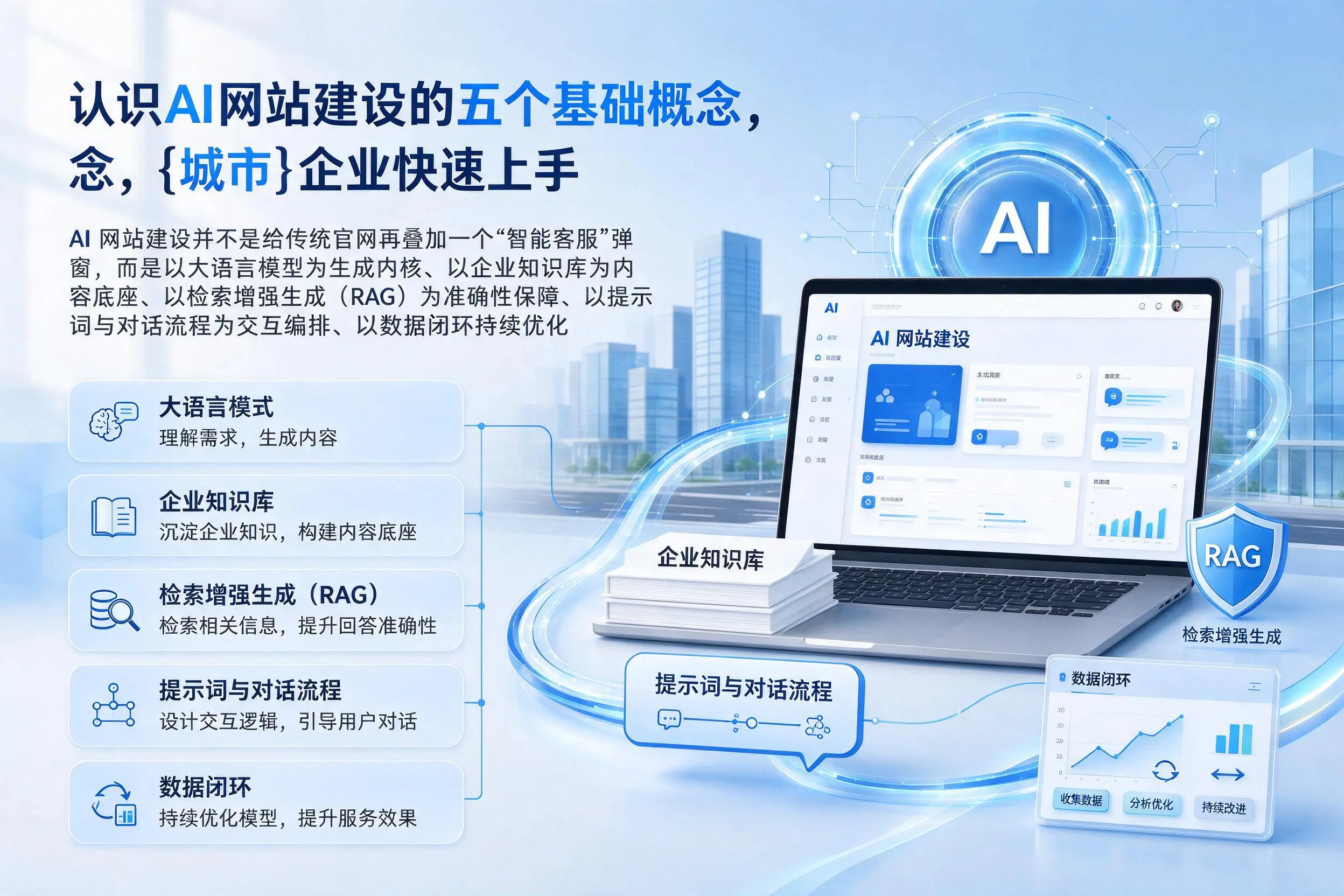 认识AI网站建设的五个基础概念，迪庆企业快速上手
