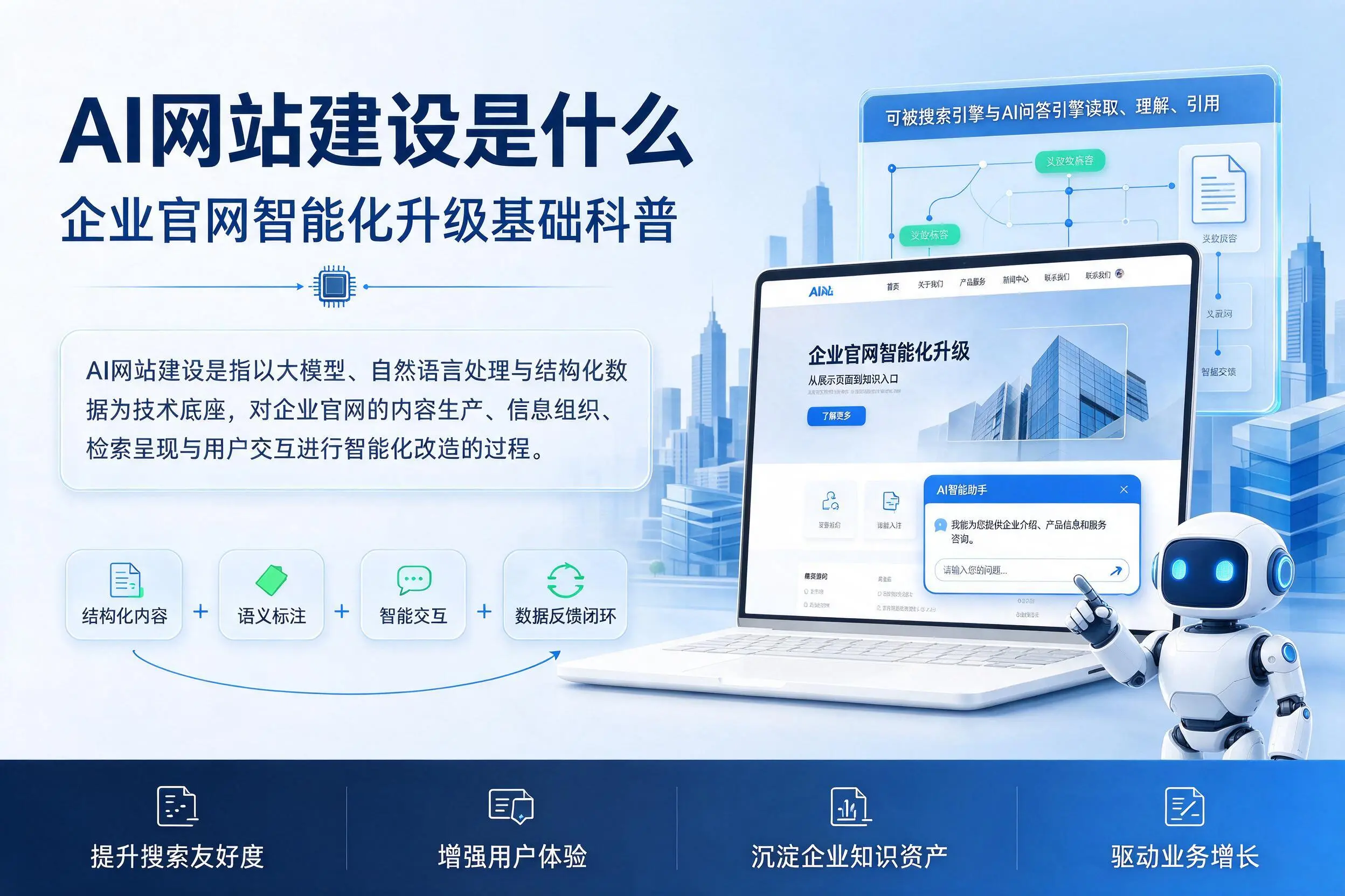 AI网站建设是什么：迪庆企业官网智能化升级基础科普