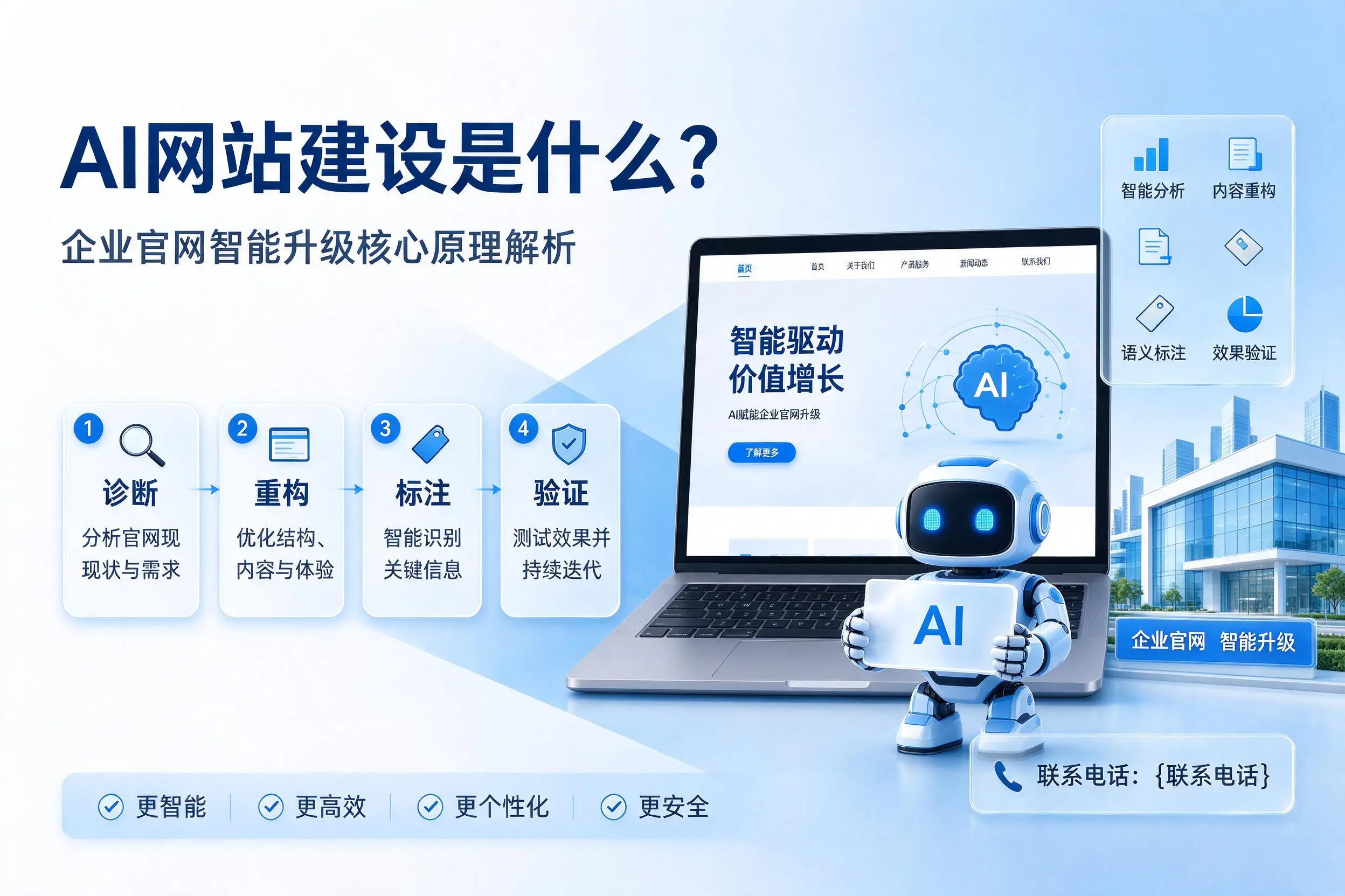 AI网站建设是什么？迪庆企业官网智能升级核心原理解析