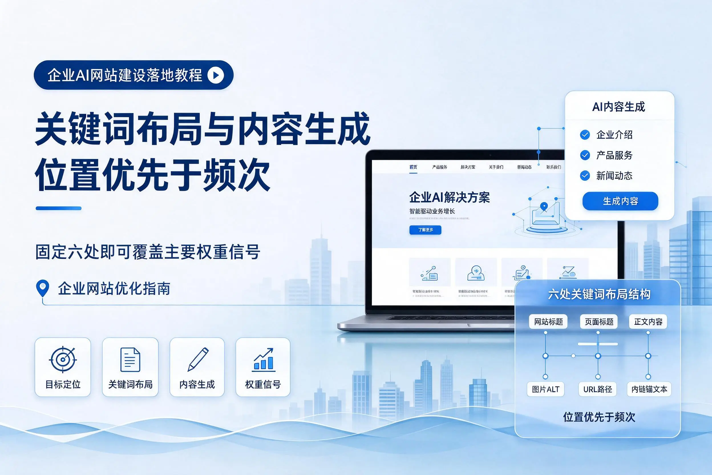 迪庆企业AI网站建设落地教程：关键词布局与内容生成